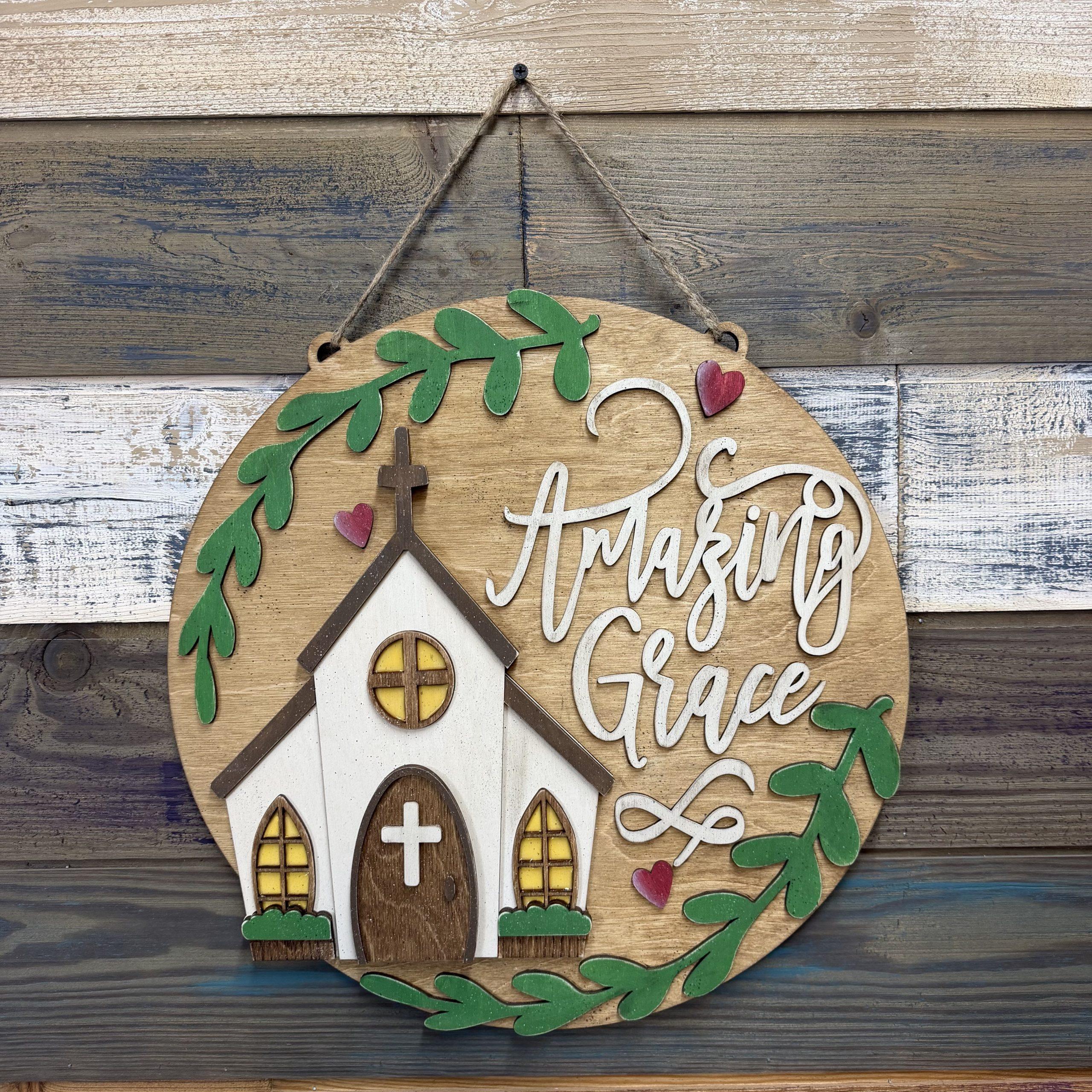 Amazing Grace Door Hanger - Image 2