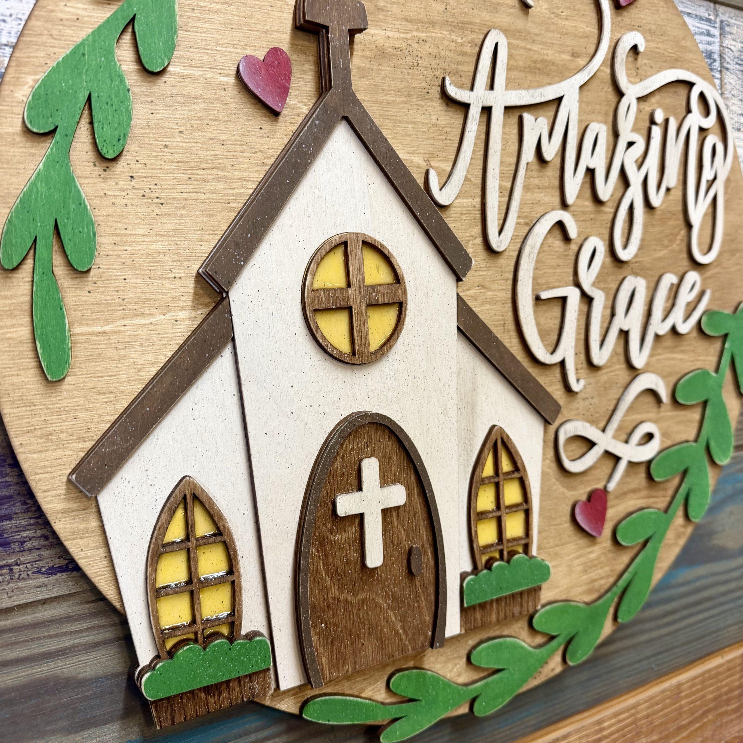 Amazing Grace Door Hanger - Image 3