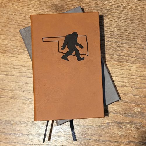 il_fullxfull.5791911689_m4ad.jpg Personalized Bigfoot State Journal: Custom Engraved Leatherette Sasquatch Notebook