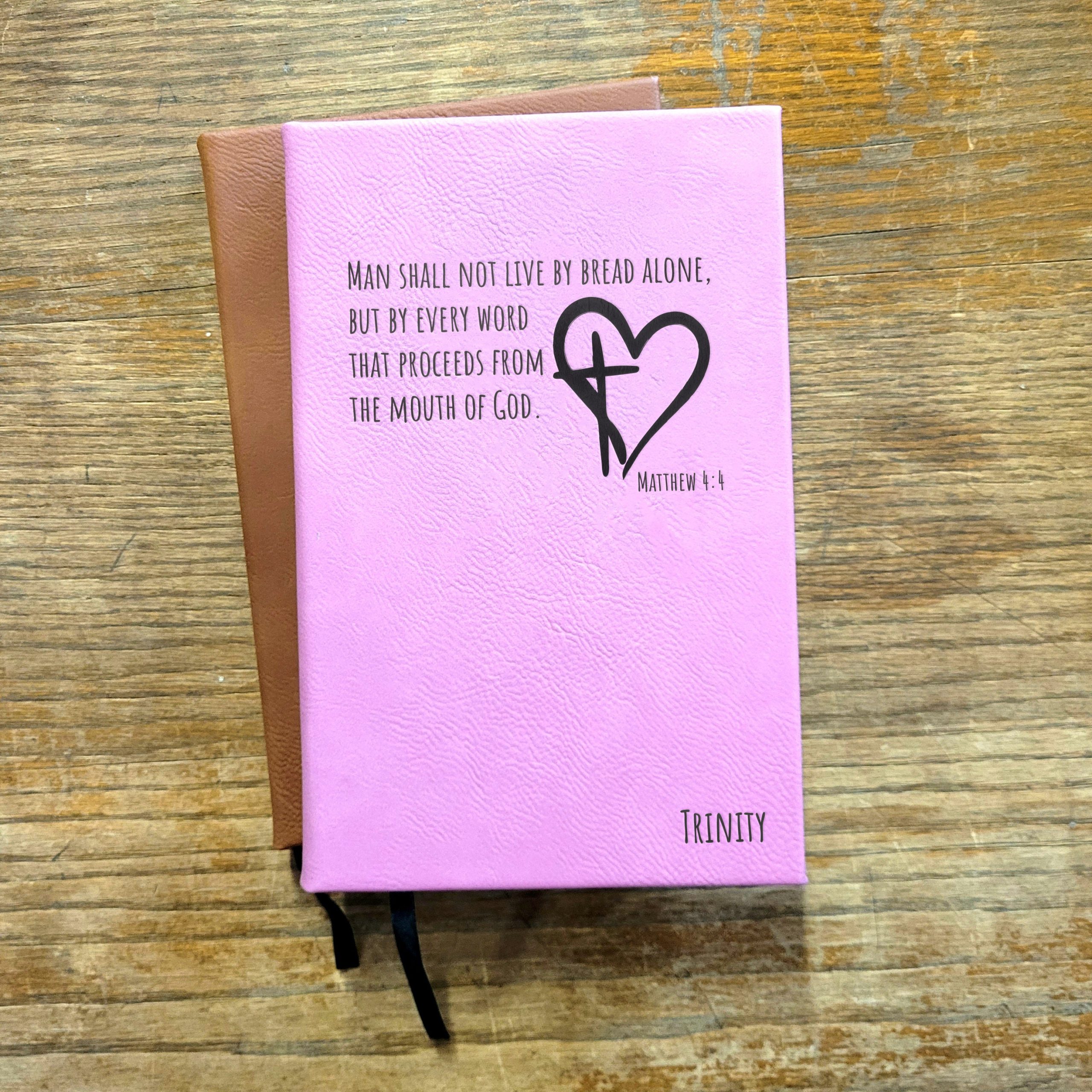 Personalized Cross Journal: Christian Bible Verse Notebook Gift - Image 3