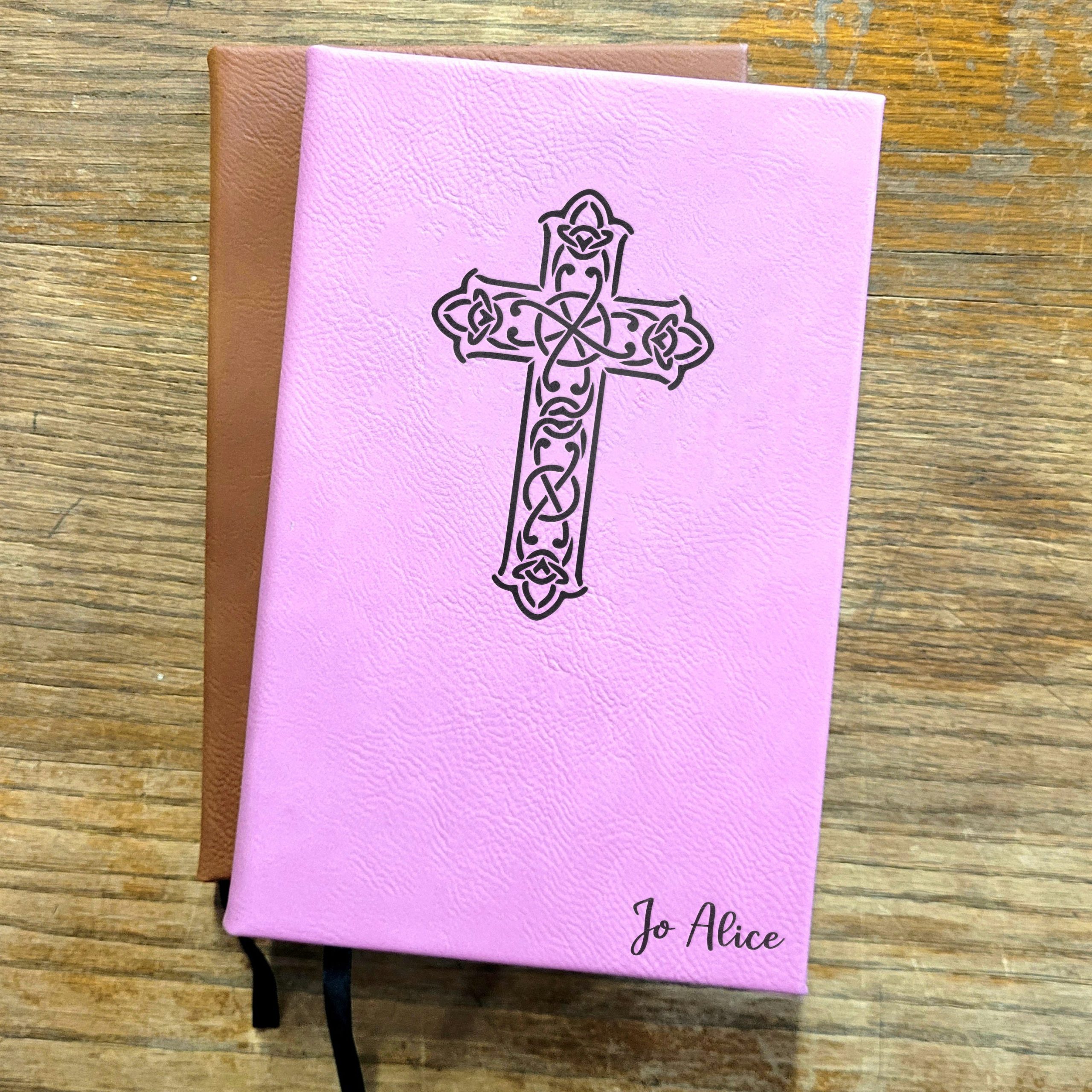 Personalized Cross Journal: Christian Bible Verse Notebook Gift - Image 7