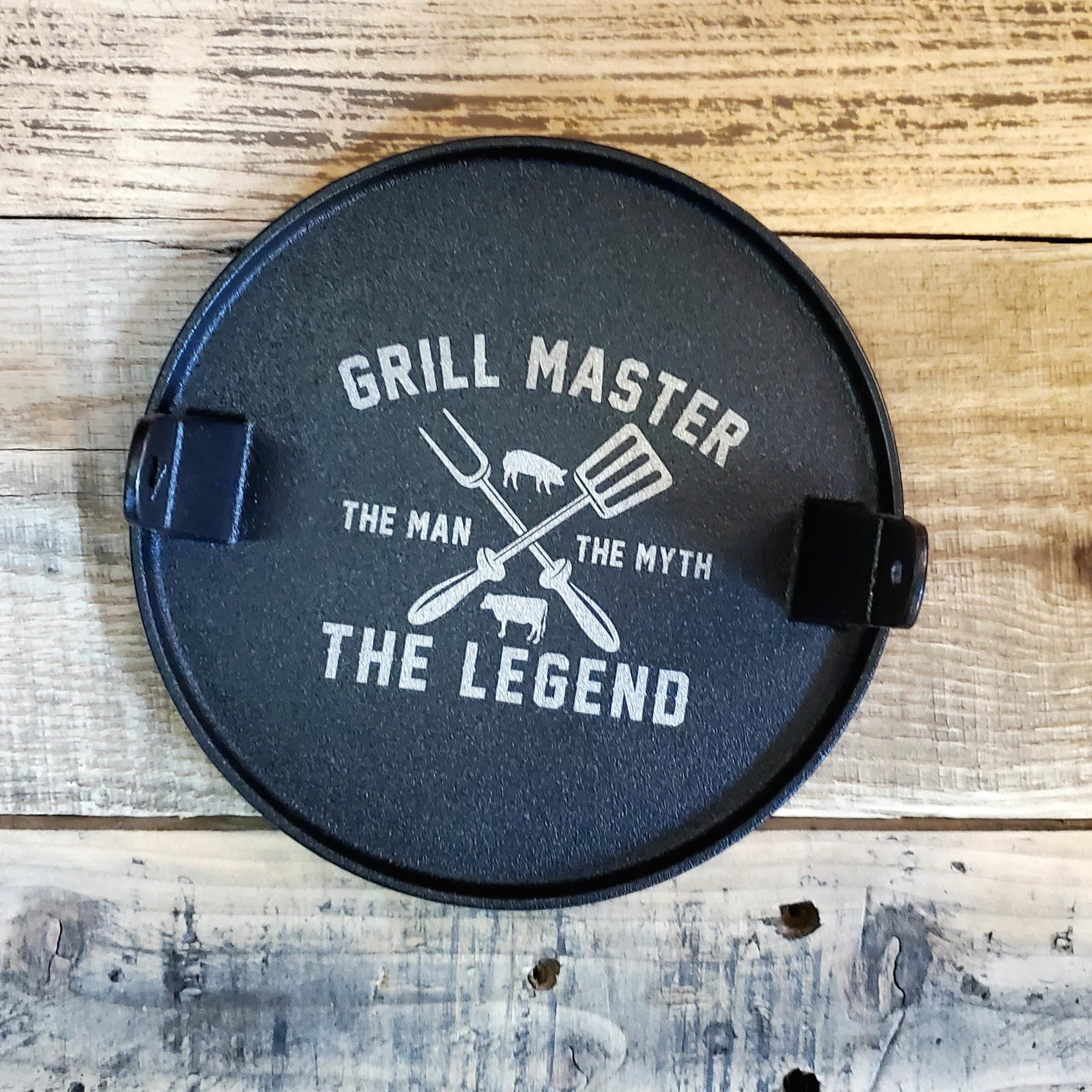 Personalized Cast Iron Burger Smasher: Engraved Grilling Anniversary Gift - Image 7