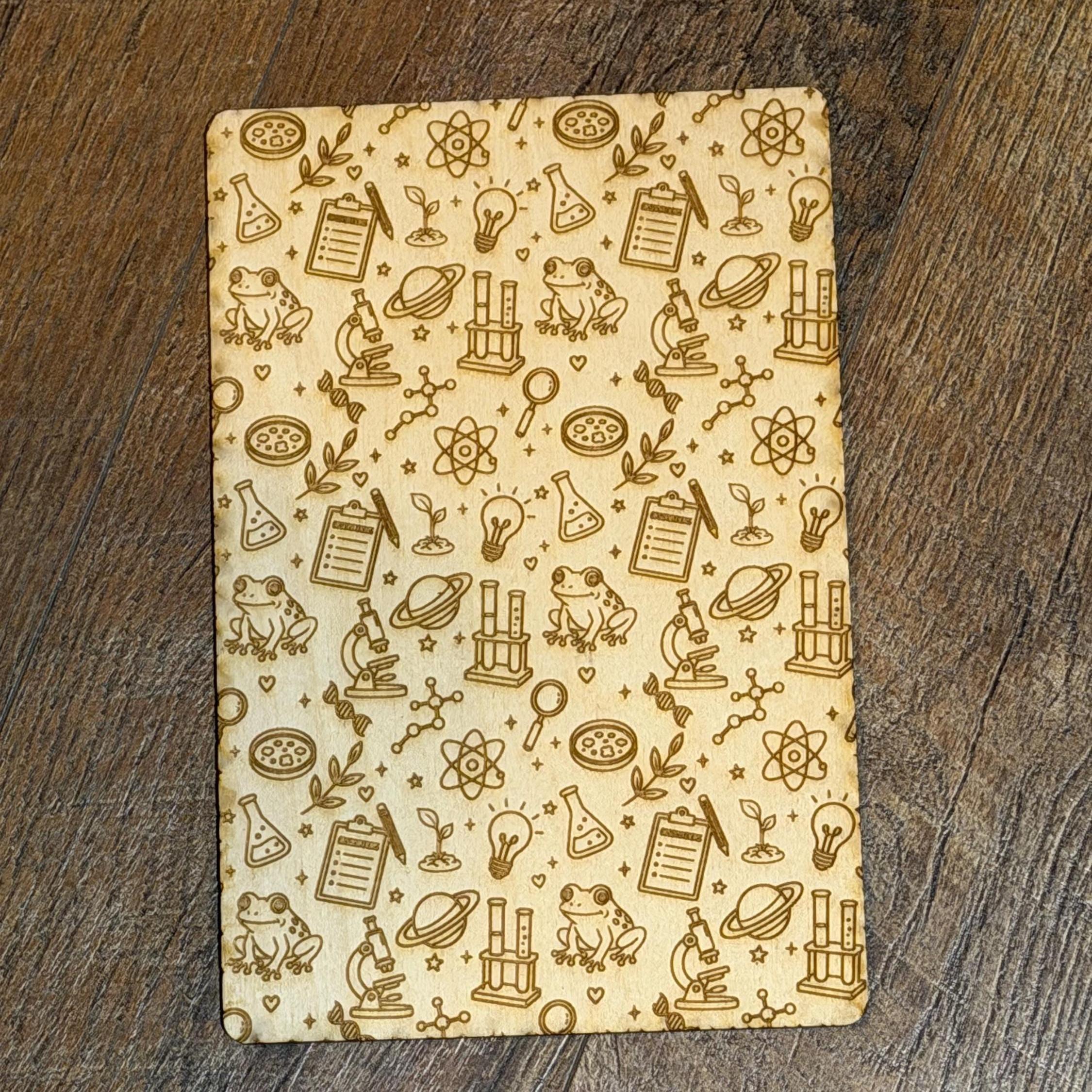 Personalized Teacher Clipboard: 5x7 Wooden Notepad Gift - Image 9