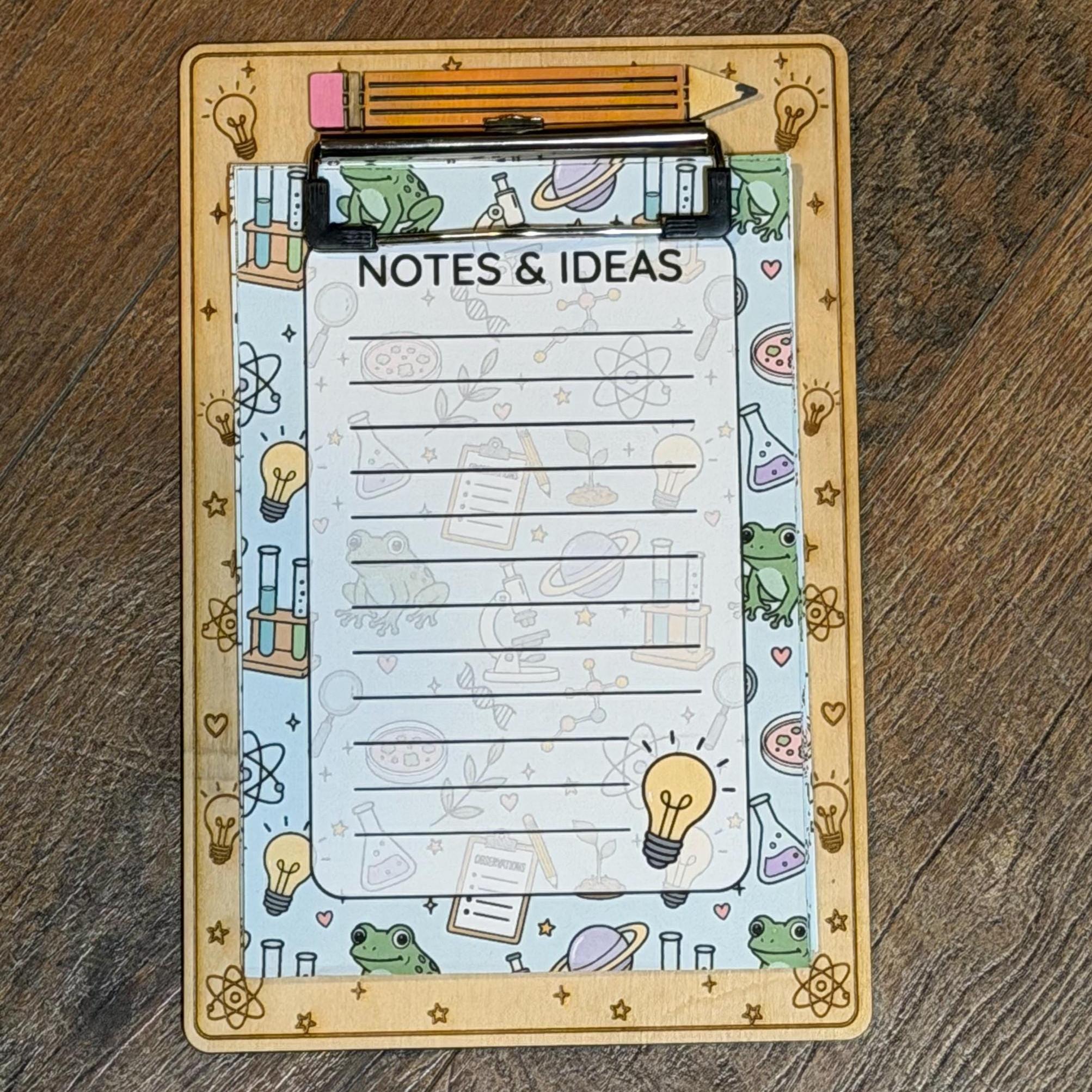 Personalized Teacher Clipboard: 5x7 Wooden Notepad Gift - Image 5