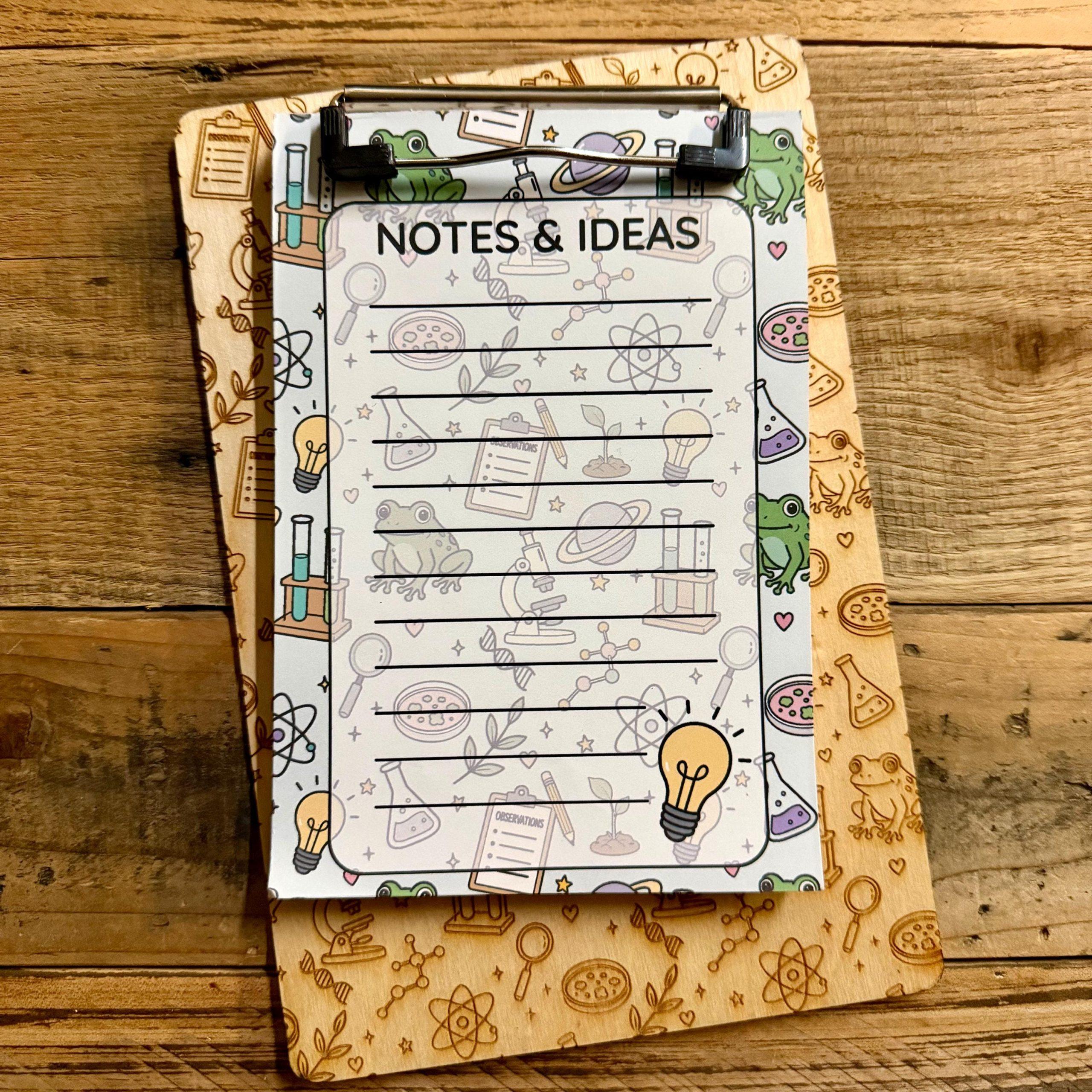 Personalized Teacher Clipboard: 5x7 Wooden Notepad Gift - Image 6