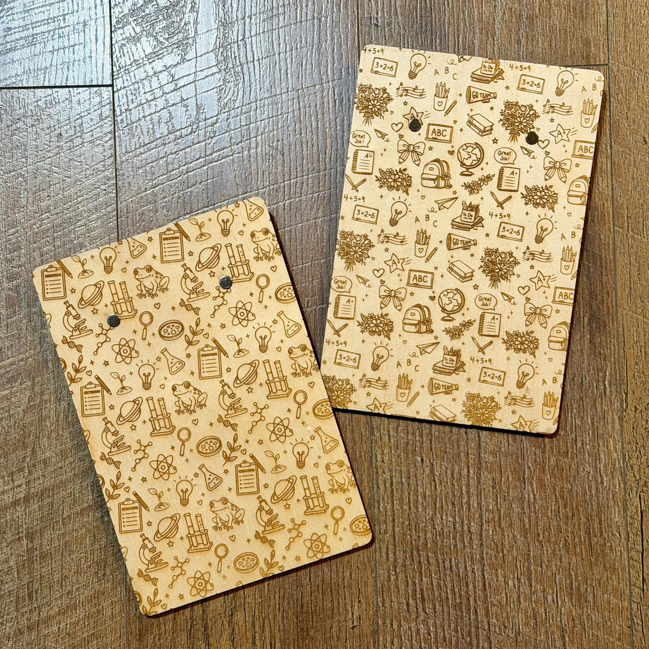 Personalized Teacher Clipboard: 5x7 Wooden Notepad Gift - Image 8