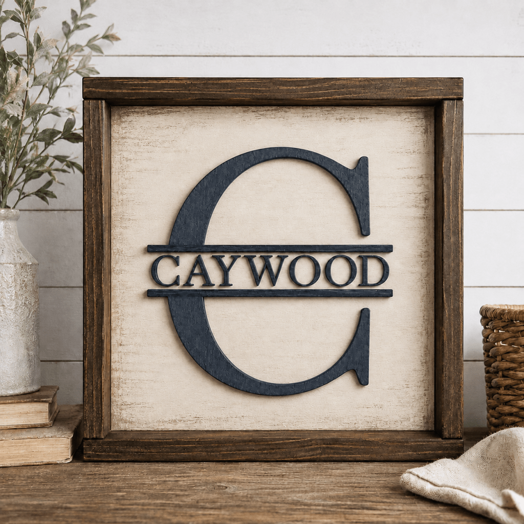 Personalized Family Monogram Sign